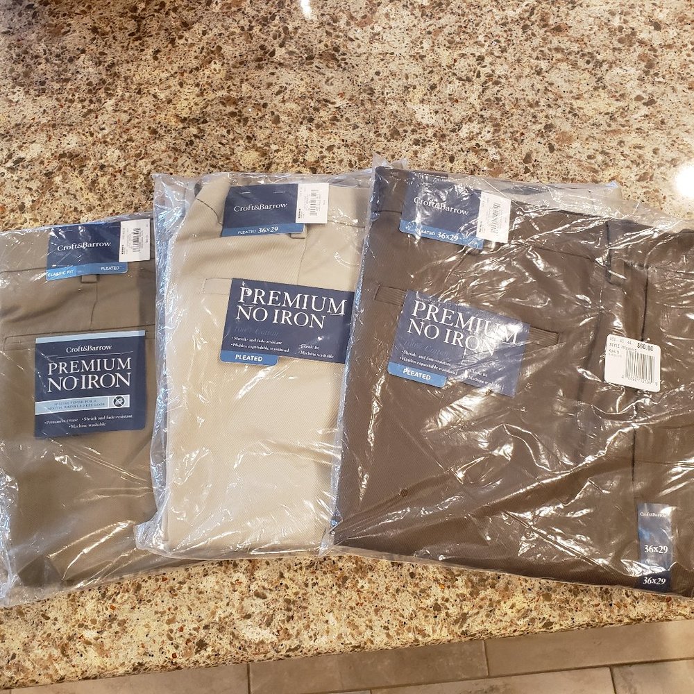 Men's Pants (Khakis)  3 Pair